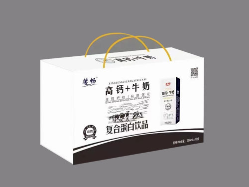 高鈣+牛奶復(fù)合蛋白飲品木盒